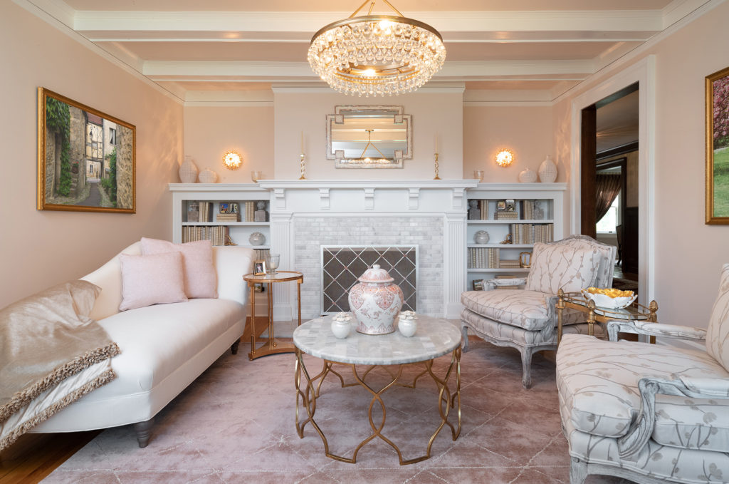 professional living room interior designer dallas, TX